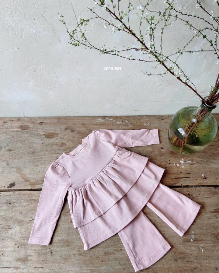 Azalea - Korean Children Fashion - #minifashionista - Easy Kan Kan Top Bottom Set - 4