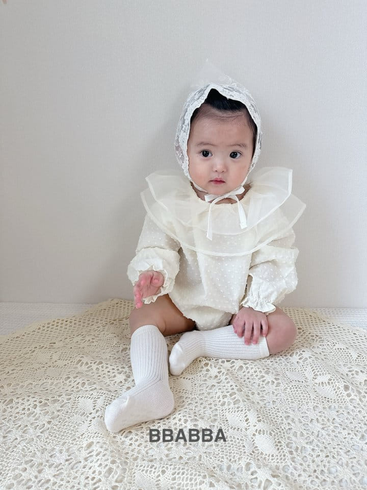 Bbabba - Korean Baby Fashion - #onlinebabyboutique - Barbi Frill Body Suit