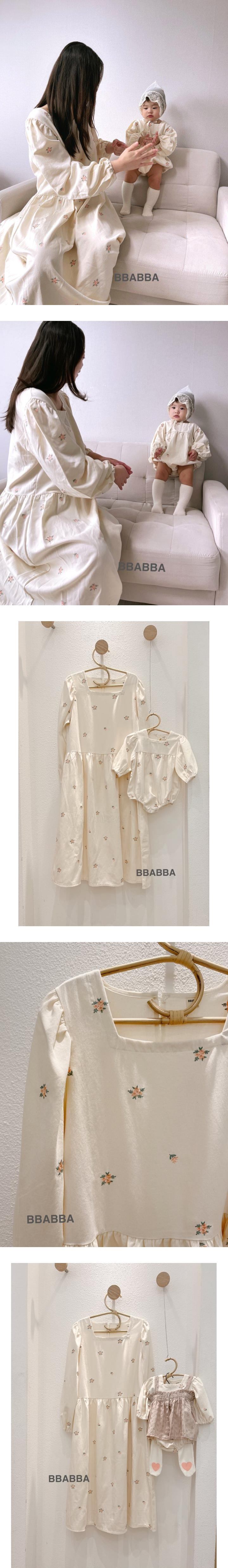 Bbabba - Korean Children Fashion - #Kfashion4kids - Mom Riela One-Piece - 2