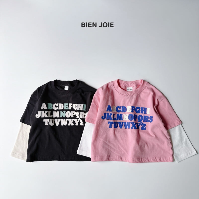 Bien Joie - Korean Children Fashion - #littlefashionista - Initials Tee - 2