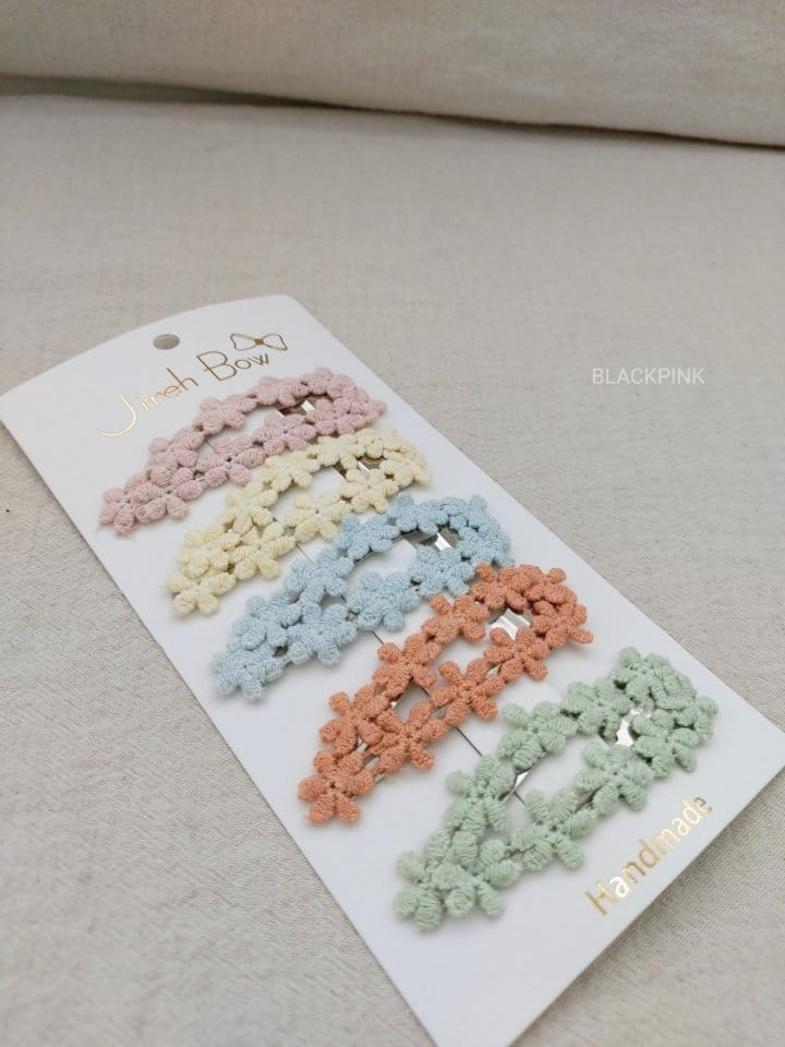 Black Pink - Korean Children Fashion - #Kfashion4kids - flower Ticking Pin