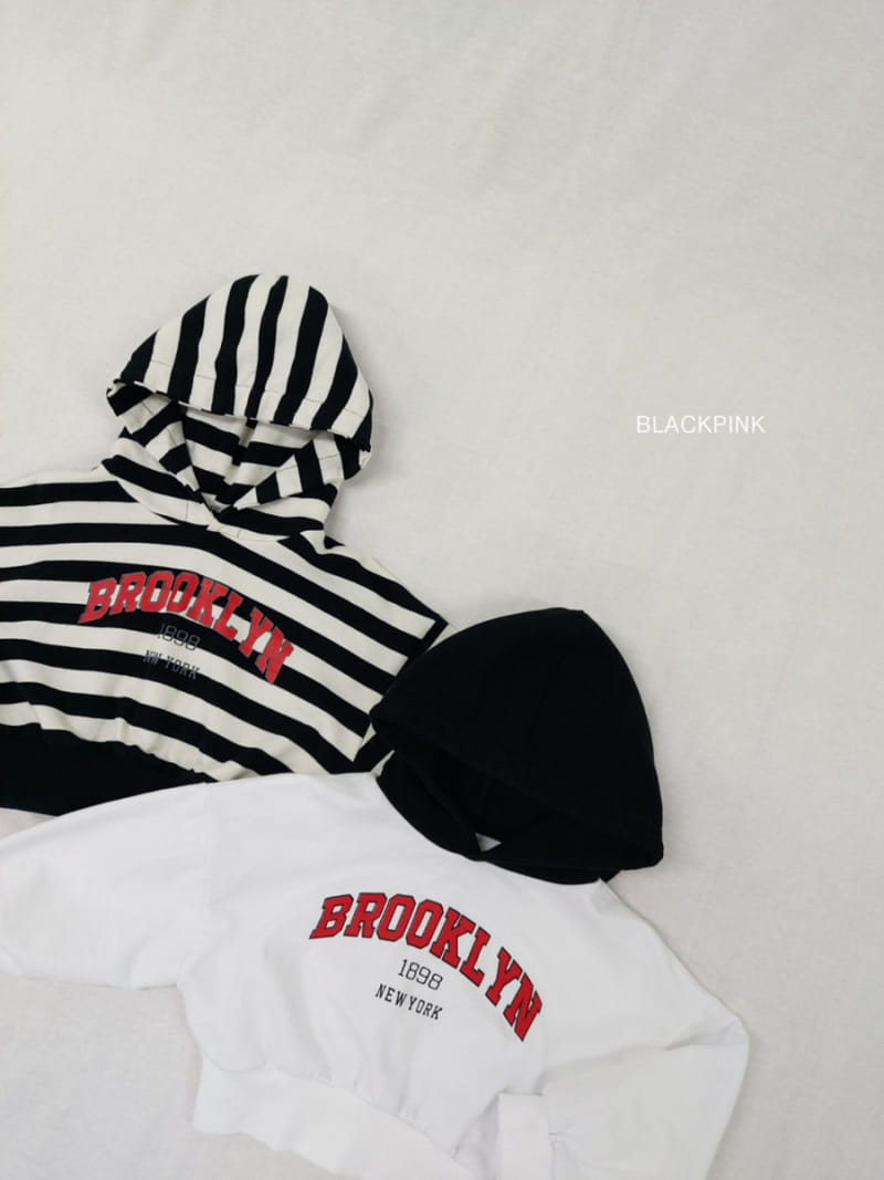 Black Pink - Korean Children Fashion - #childofig - Brooklyn Crop Hoody Tee - 3