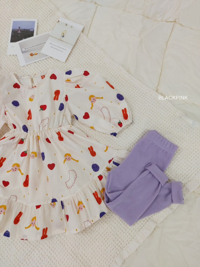 Black Pink - Korean Children Fashion - #discoveringself - Kindergarten One-Piece - 8