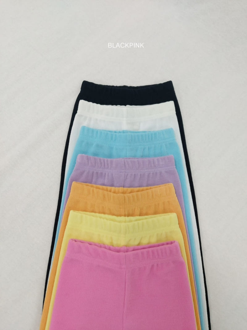 Black Pink - Korean Children Fashion - #kidsstore - Calm Rib Leggings - 5