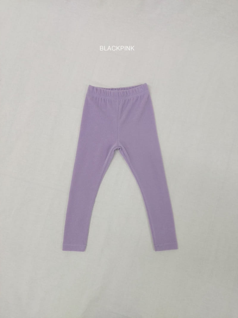 Black Pink - Korean Children Fashion - #magicofchildhood - Calm Rib Leggings - 9