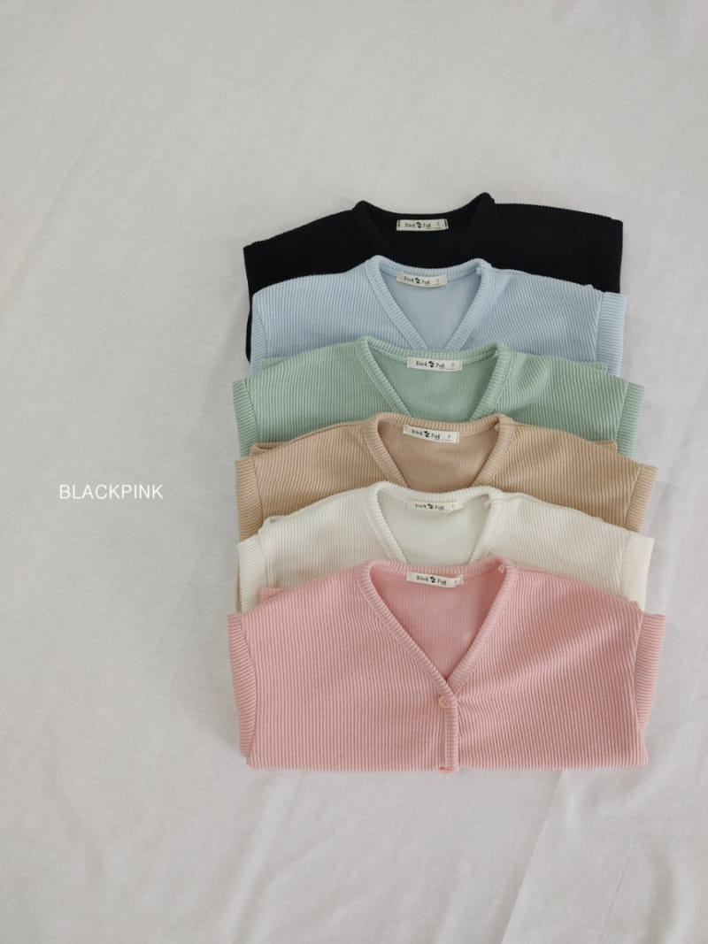 Black Pink - Korean Children Fashion - #todddlerfashion - Venezia Cardigan