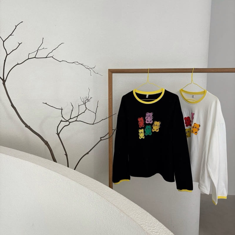 Boboj - Korean Children Fashion - #childofig - 5 Bear Tee - 5