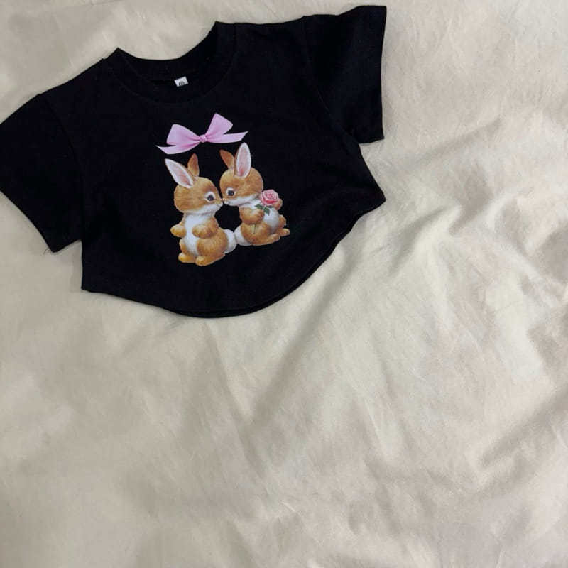Boboj - Korean Children Fashion - #stylishchildhood - Two Rabbit Tee - 4