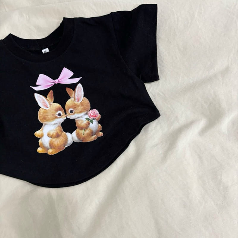 Boboj - Korean Children Fashion - #designkidswear - Two Rabbit Tee - 6