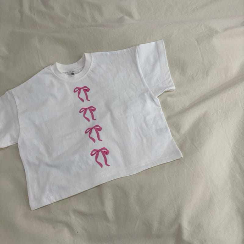 Boboj - Korean Children Fashion - #designkidswear - Line Ribbon Tee - 5