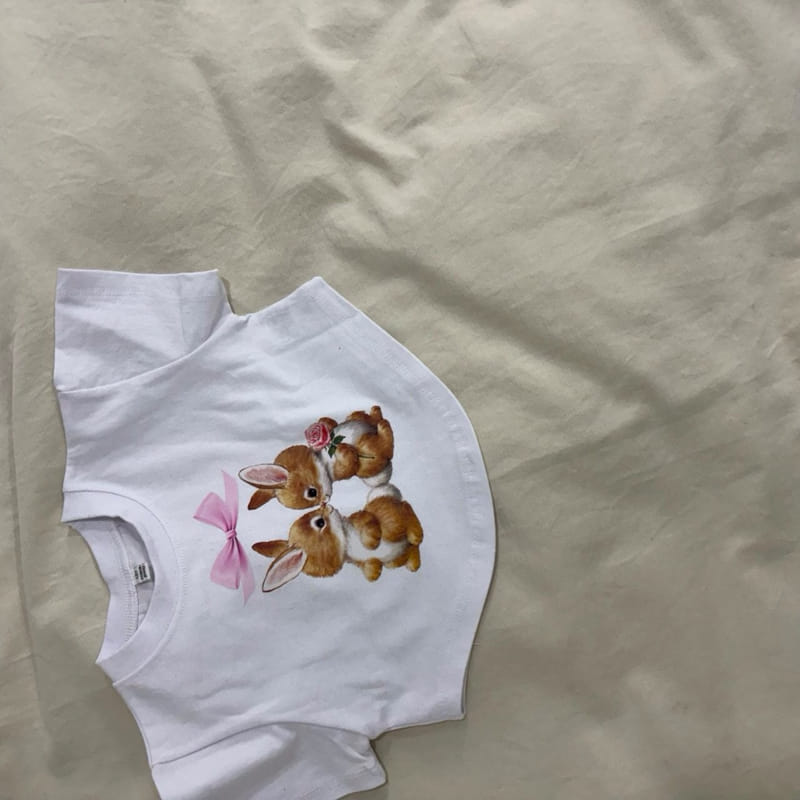 Boboj - Korean Children Fashion - #discoveringself - Two Rabbit Tee - 7