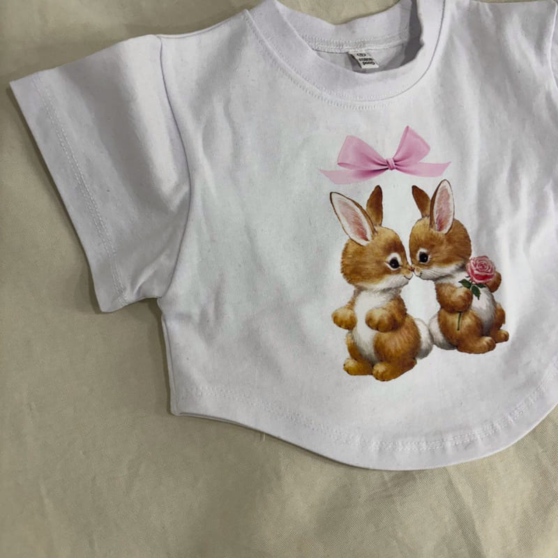 Boboj - Korean Children Fashion - #fashionkids - Two Rabbit Tee - 8