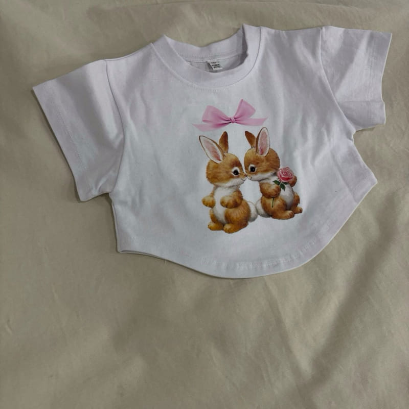 Boboj - Korean Children Fashion - #kidsshorts - Two Rabbit Tee - 9