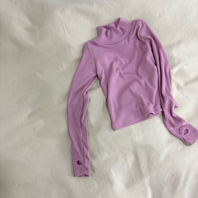 Boboj - Korean Children Fashion - #kidsshorts - Warmer Half Turtleneck Tee - 3