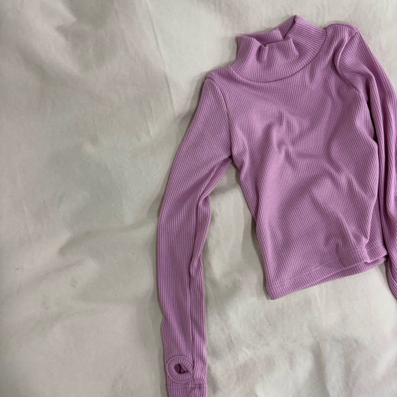 Boboj - Korean Children Fashion - #kidsshorts - Warmer Half Turtleneck Tee - 4
