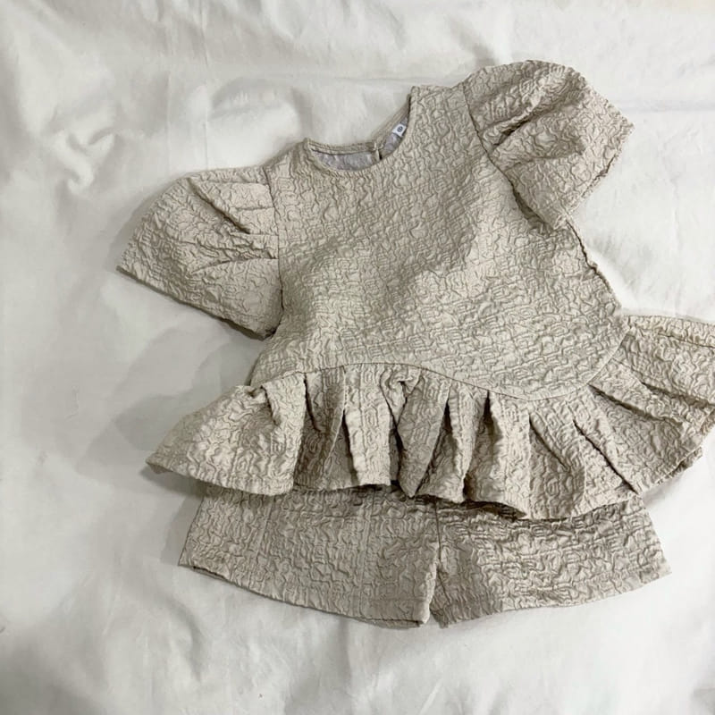 Boboj - Korean Children Fashion - #prettylittlegirls - Jacquard Top Bottom Set - 5