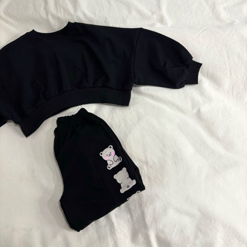 Boboj - Korean Children Fashion - #prettylittlegirls - Front And Back Bear Top Bottom Set - 7