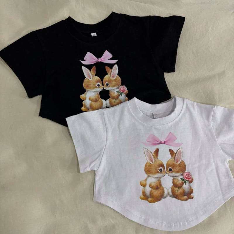 Boboj - Korean Children Fashion - #stylishchildhood - Two Rabbit Tee - 3