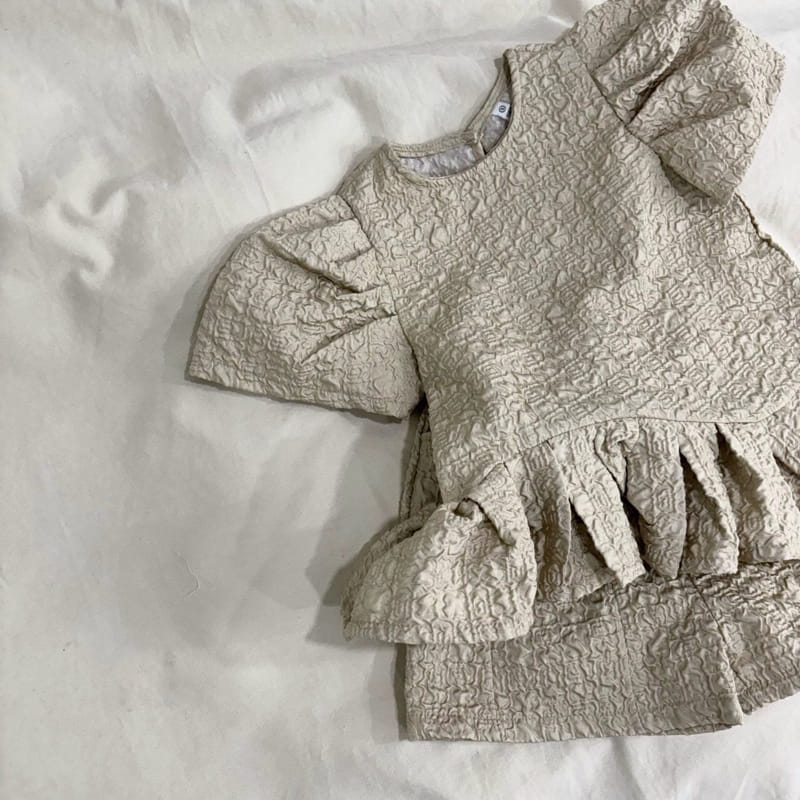 Boboj - Korean Children Fashion - #todddlerfashion - Jacquard Top Bottom Set - 6