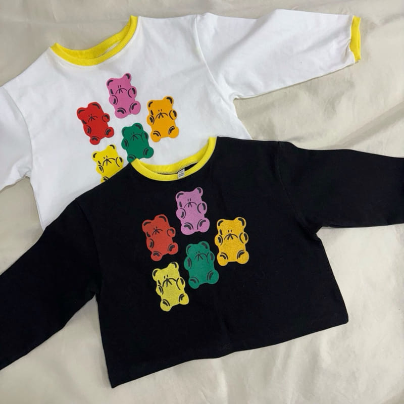 Boboj - Korean Children Fashion - #todddlerfashion - 5 Bear Tee - 2
