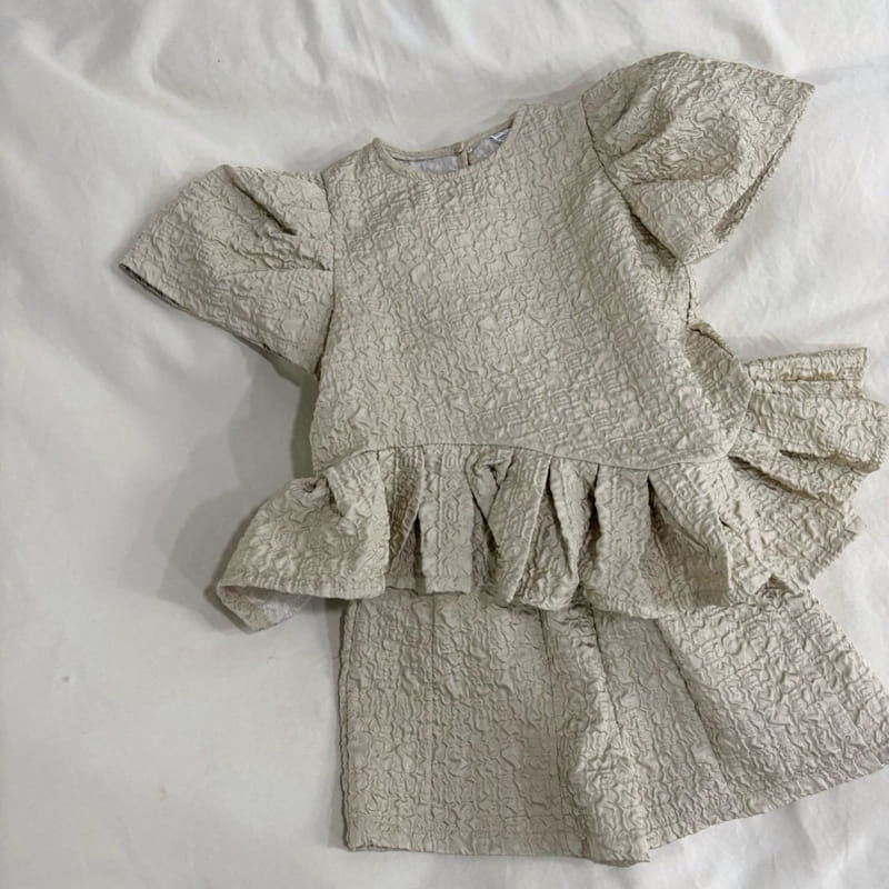 Boboj - Korean Children Fashion - #toddlerclothing - Jacquard Top Bottom Set - 7