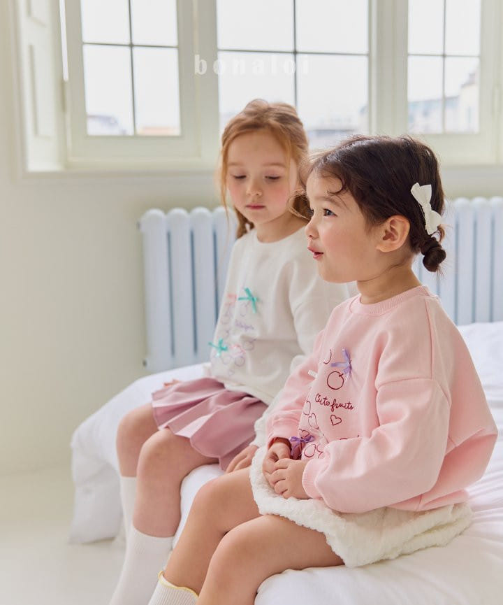 Bonaloi - Korean Children Fashion - #Kfashion4kids - Cuty Fruit Sweatshirt - 6