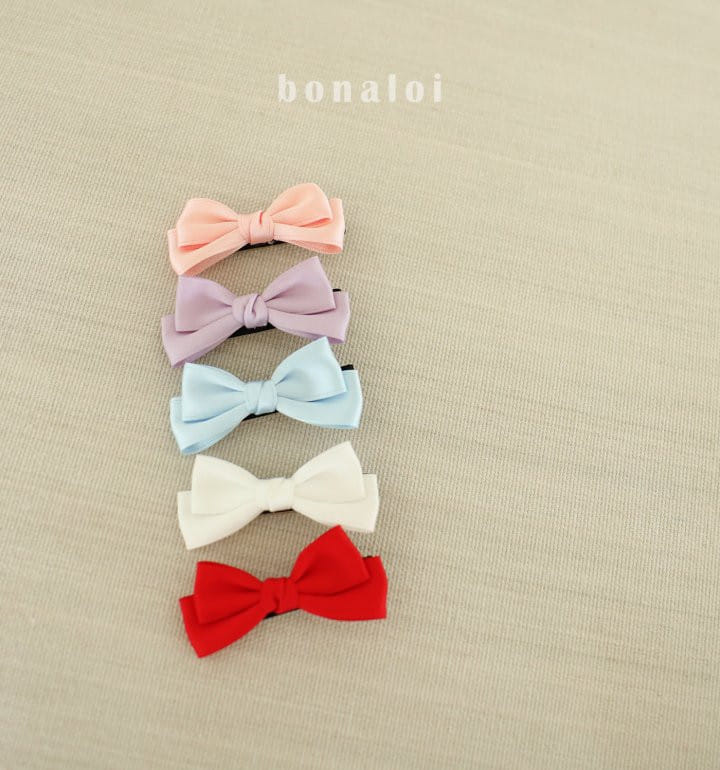 Bonaloi - Korean Children Fashion - #childofig - Twist Ribbon Hair Clip - 8