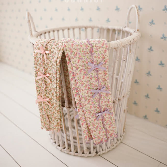 Bonaloi - Korean Children Fashion - #childofig - Jelly Ribbon Leggigns