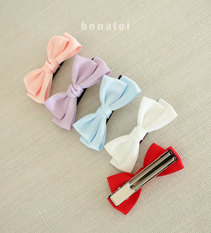 Bonaloi - Korean Children Fashion - #childrensboutique - Twist Ribbon Hair Clip - 9