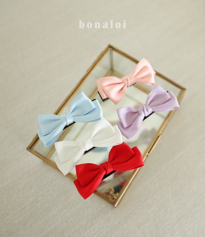 Bonaloi - Korean Children Fashion - #designkidswear - Twist Ribbon Hair Clip - 10