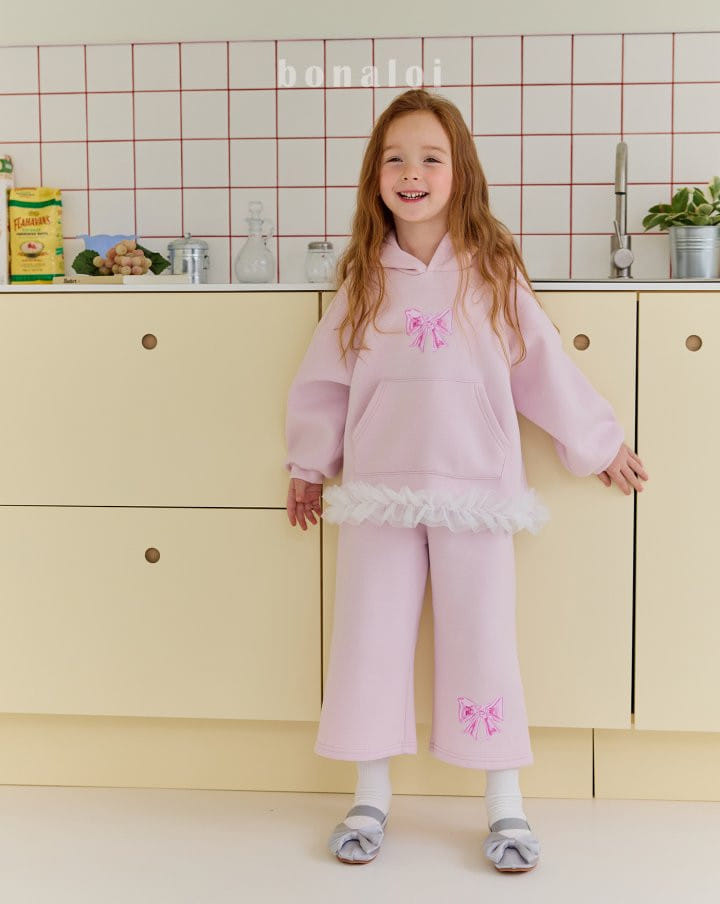 Bonaloi - Korean Children Fashion - #discoveringself - Mini Roy Top Bottom Set - 5