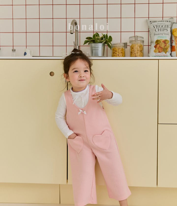 Bonaloi - Korean Children Fashion - #fashionkids - Ribbon Rib Pincott Tee - 4