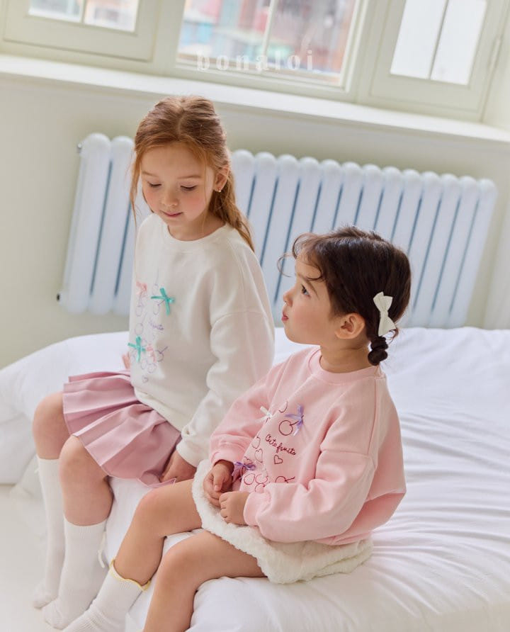 Bonaloi - Korean Children Fashion - #kidzfashiontrend - Cuty Fruit Sweatshirt - 5