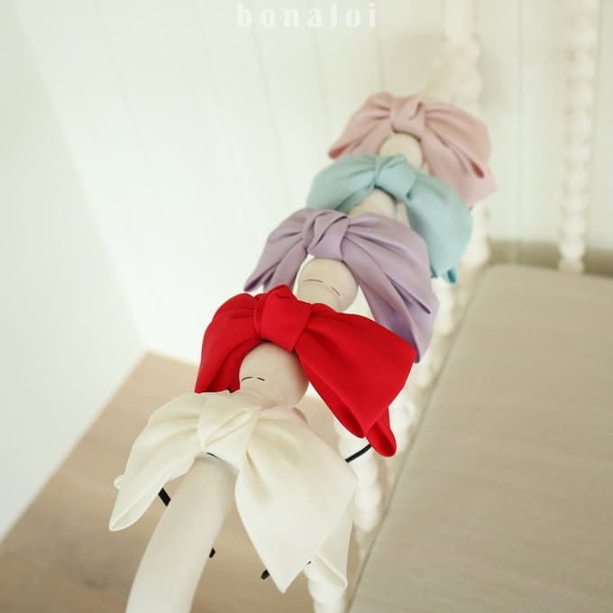 Bonaloi - Korean Children Fashion - #magicofchildhood - Satin Ribbon Hair Band