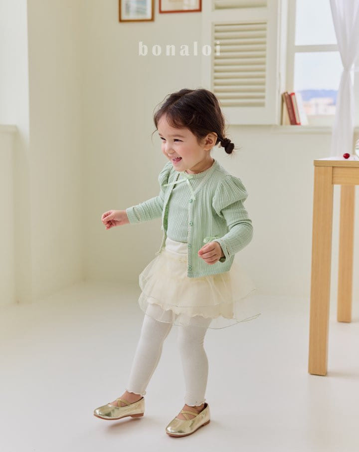 Bonaloi - Korean Children Fashion - #minifashionista - Pincot Rib Cardigan - 6