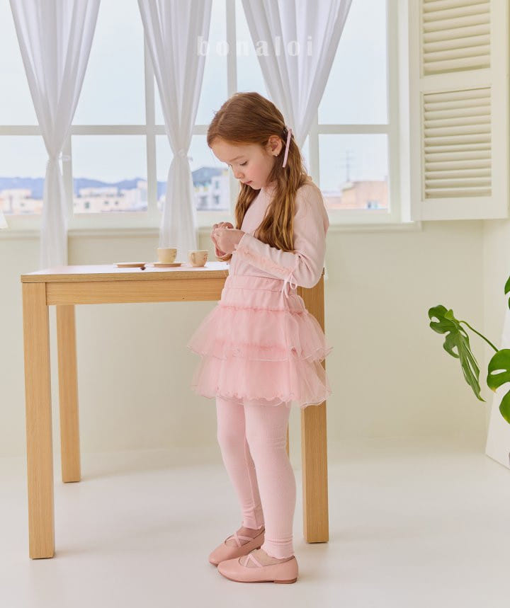 Bonaloi - Korean Children Fashion - #magicofchildhood - Rila Sha Skirt Leggings - 4