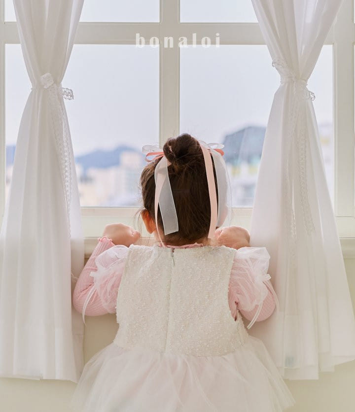 Bonaloi - Korean Children Fashion - #prettylittlegirls - Two Fold Organdy Pin - 5
