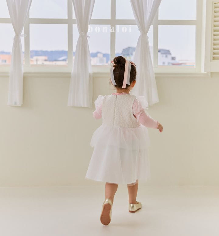 Bonaloi - Korean Children Fashion - #stylishchildhood - Pure Kan Kan One-Piece - 9