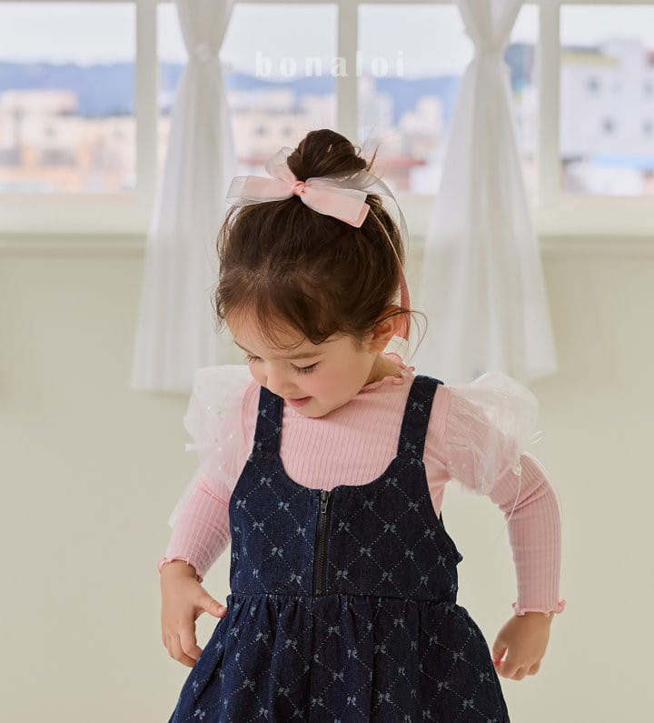 Bonaloi - Korean Children Fashion - #todddlerfashion - Two Fold Organdy Pin - 6