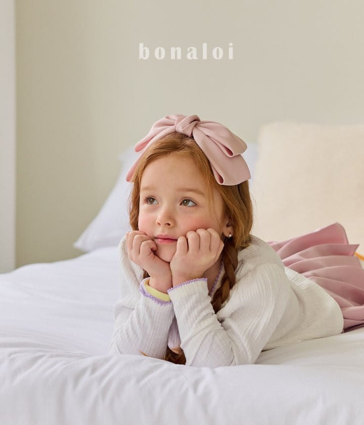 Bonaloi - Korean Children Fashion - #prettylittlegirls - Satin Ribbon Hair Band - 4