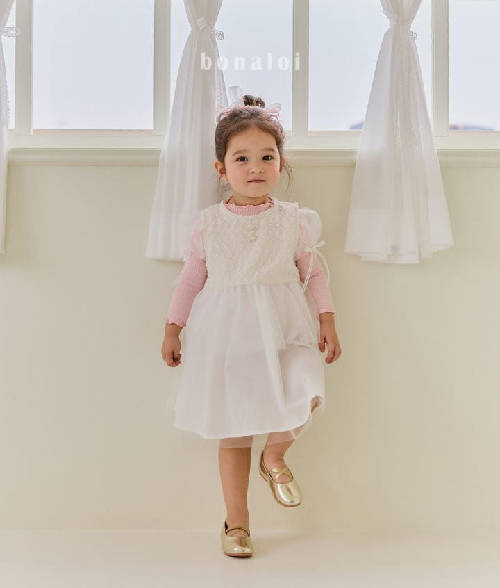Bonaloi - Korean Children Fashion - #todddlerfashion - Pure Kan Kan One-Piece - 7