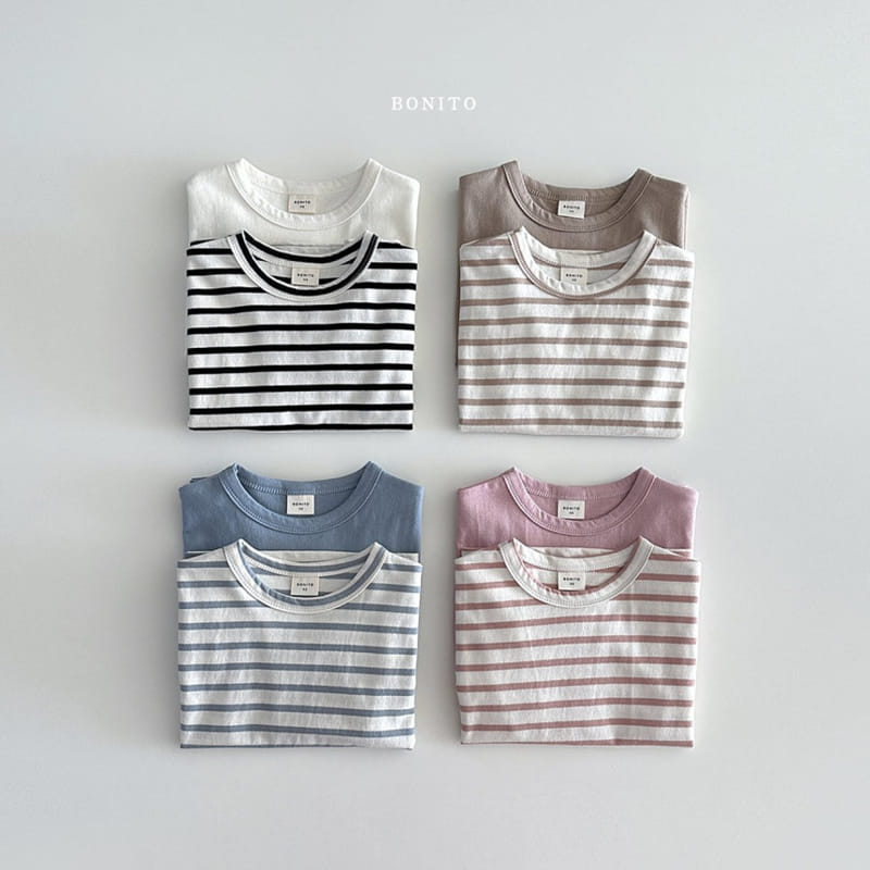 Bonito - Korean Baby Fashion - #babyclothing - One Plus One Base Tee