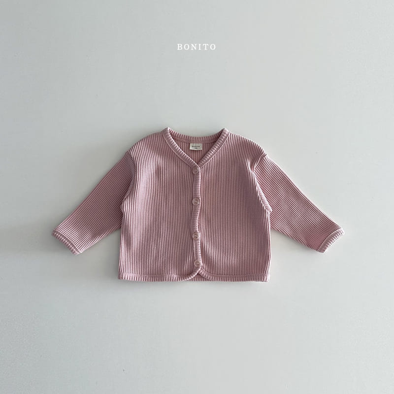 Bonito - Korean Baby Fashion - #babyclothing - Bebe Waffle Cardigan - 8