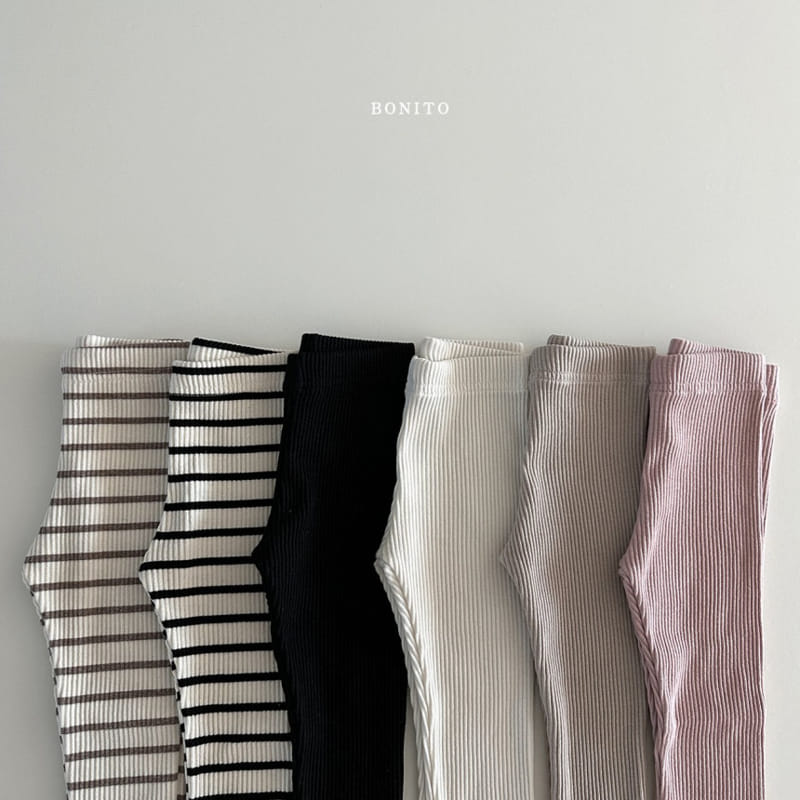Bonito - Korean Baby Fashion - #babyfashion - Rib Leggings - 2