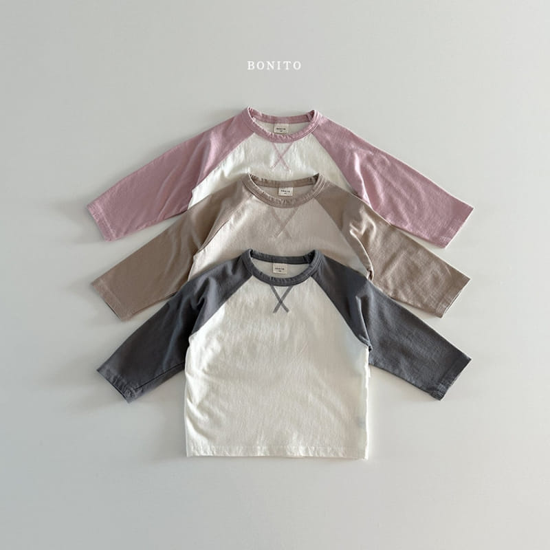 Bonito - Korean Baby Fashion - #babyfashion - Raglan Dairuppa Tee