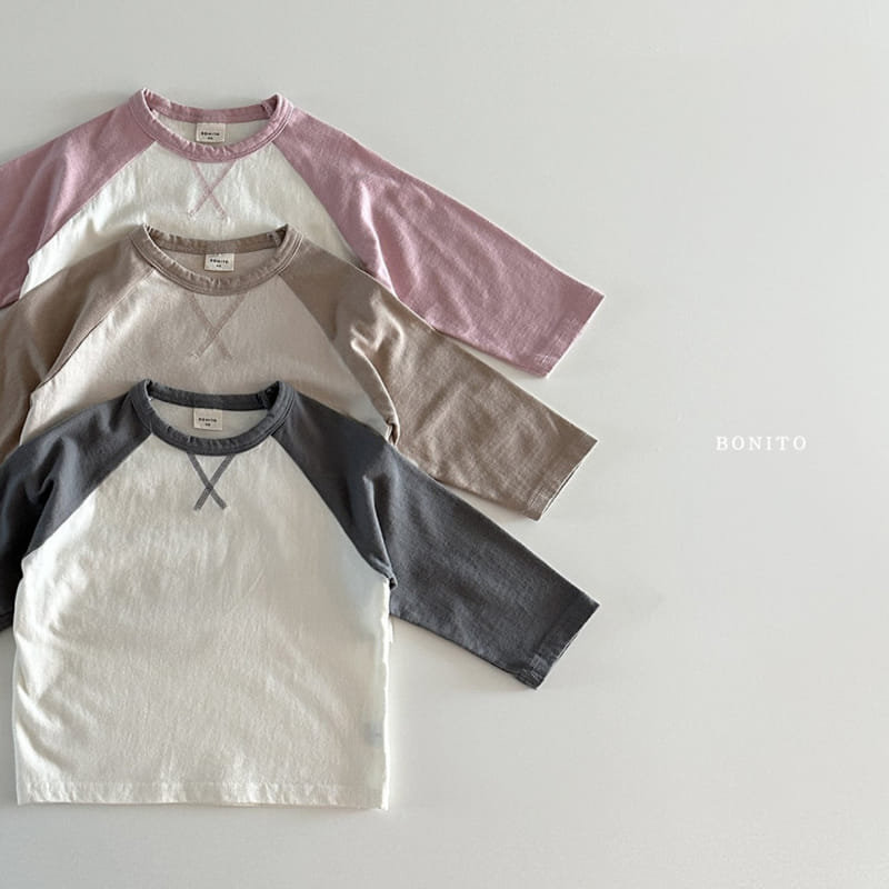 Bonito - Korean Baby Fashion - #babyfever - Raglan Dairuppa Tee - 2