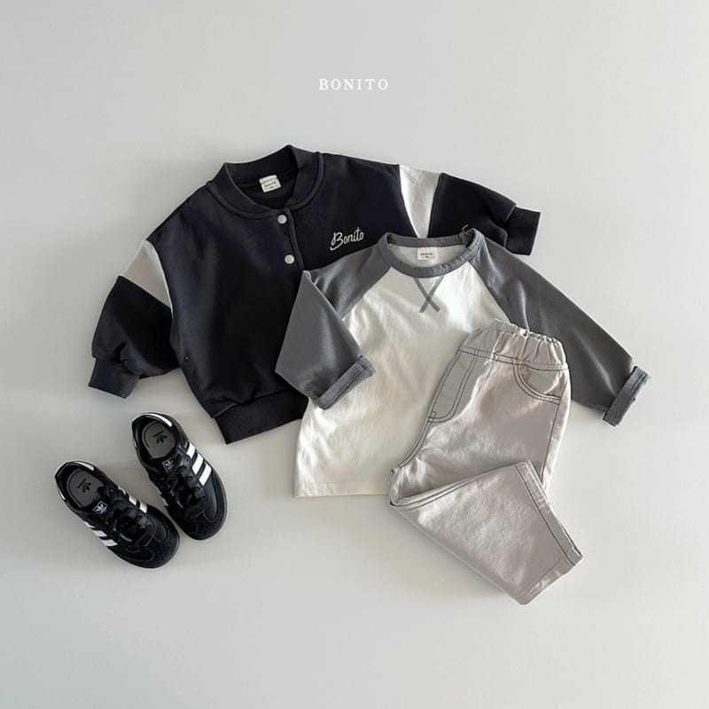 Bonito - Korean Baby Fashion - #babyoninstagram - Terry Color Jumper - 7
