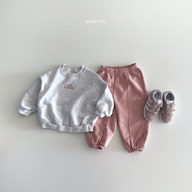 Bonito - Korean Baby Fashion - #babyootd - I am Loved Top Bottom Set - 11