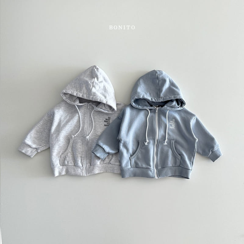 Bonito - Korean Baby Fashion - #babyootd - Happy Hoody Zip Up - 3
