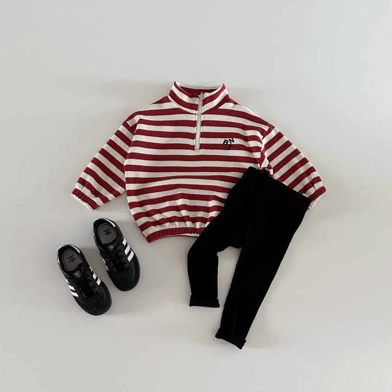 Bonito - Korean Baby Fashion - #babyoutfit - ST Half Zip Up - 8